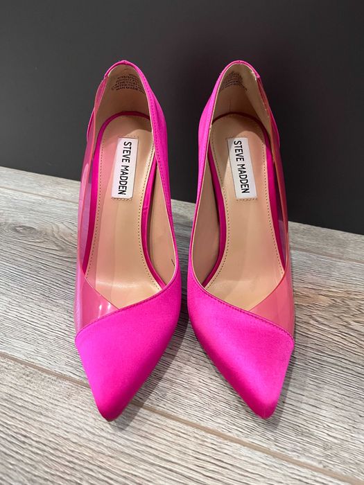 Дамски елегантни обувки с висок ток, Steve Madden, 36 номер, розови