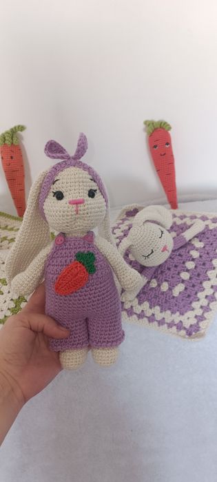 Set iepurași croșetați