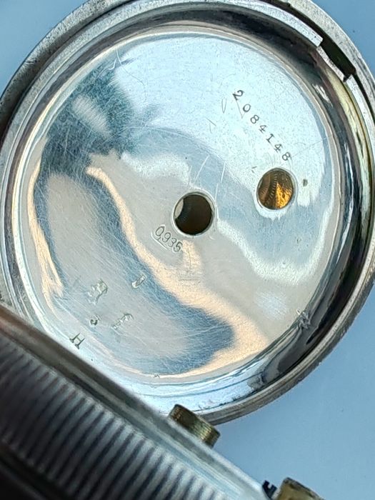 Ceas de buzunar H. E. Peck London Argint 935 Anii 1900 - 51 mm