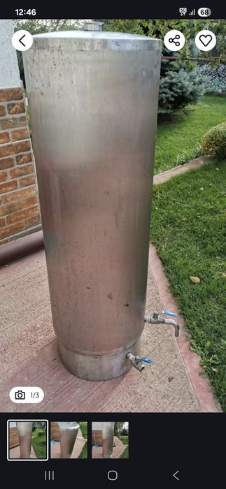 Butoi vin inox,2mm