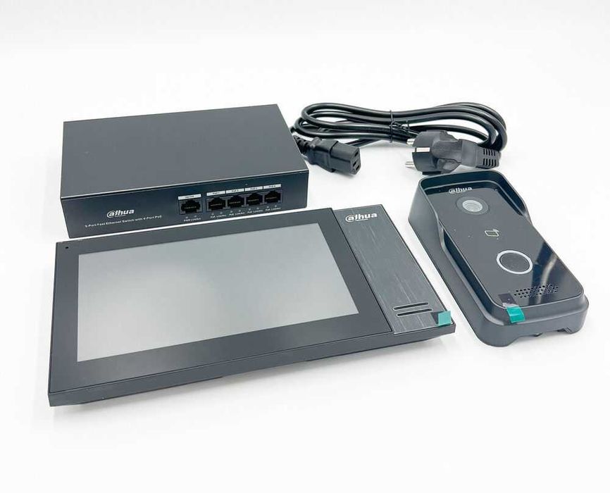 vand video interfon Dahua KP02 cu POE in limba Romana