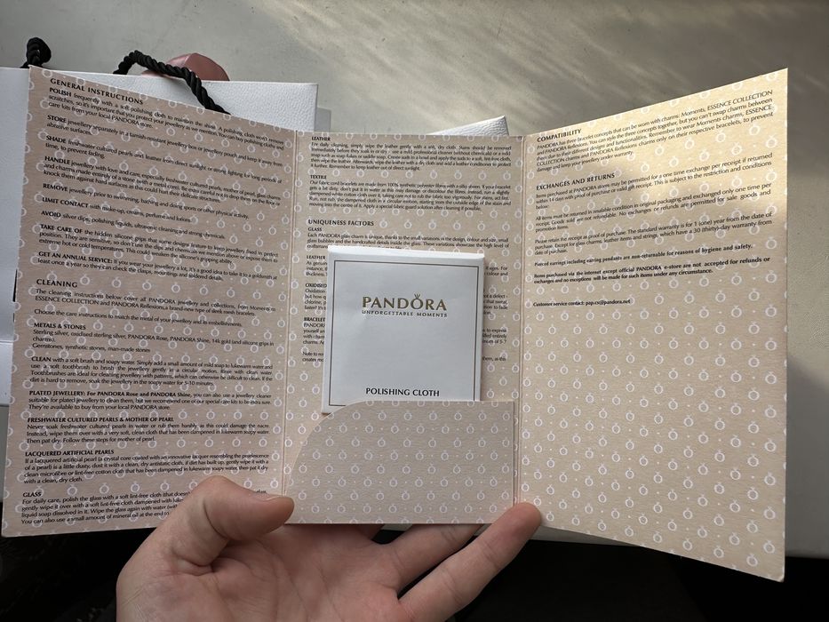 Подвеска Pandora, сердце