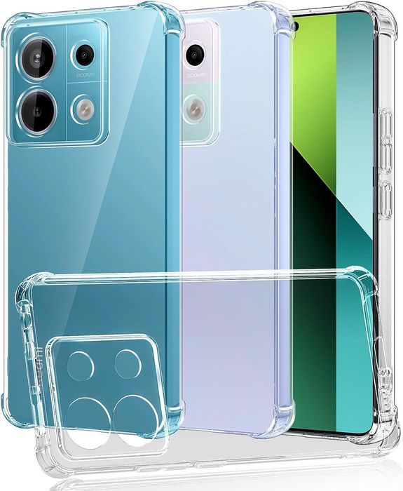 Прозрачен Силиконов Удароустойчив кейс за Xiaomi Redmi Note 13 Pro 5G