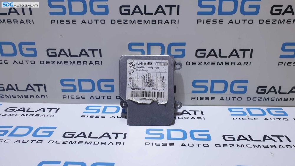 Unitate Modul Calculator Airbag - uri Index 6 Skoda Octavia 2 2004 - 2013 Cod 6Q0909605AH