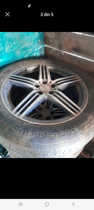 Schimb două perechi de roti de mercedes ml w166  pe o pereche tot de m