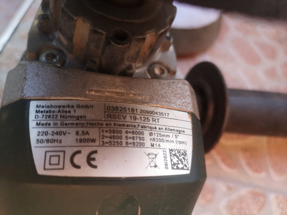 Metabo RSEV 1900W Машина за Полиране Венецианска Мазилка Мазилка