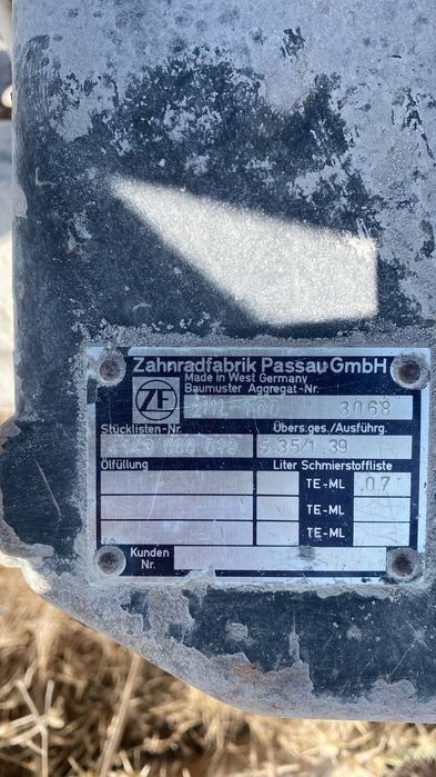 Мост Экскаватор ZF мост