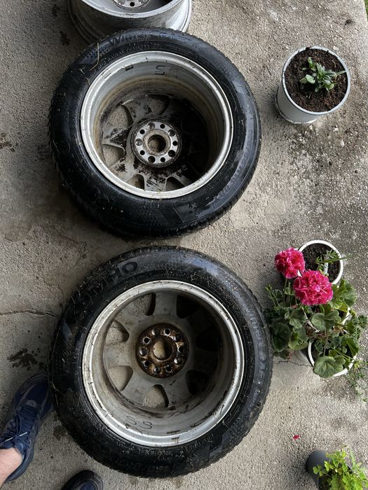 Set 4 Jante Aliaj Originale Audi R15, 5x112