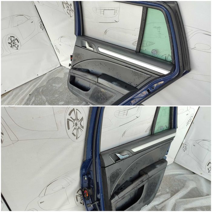 Ușă Spate Dreapta Skoda Superb B6 3T Break Albastru Z5 / F5A 3T9833056 2010 / [2008-2015] / (11V)