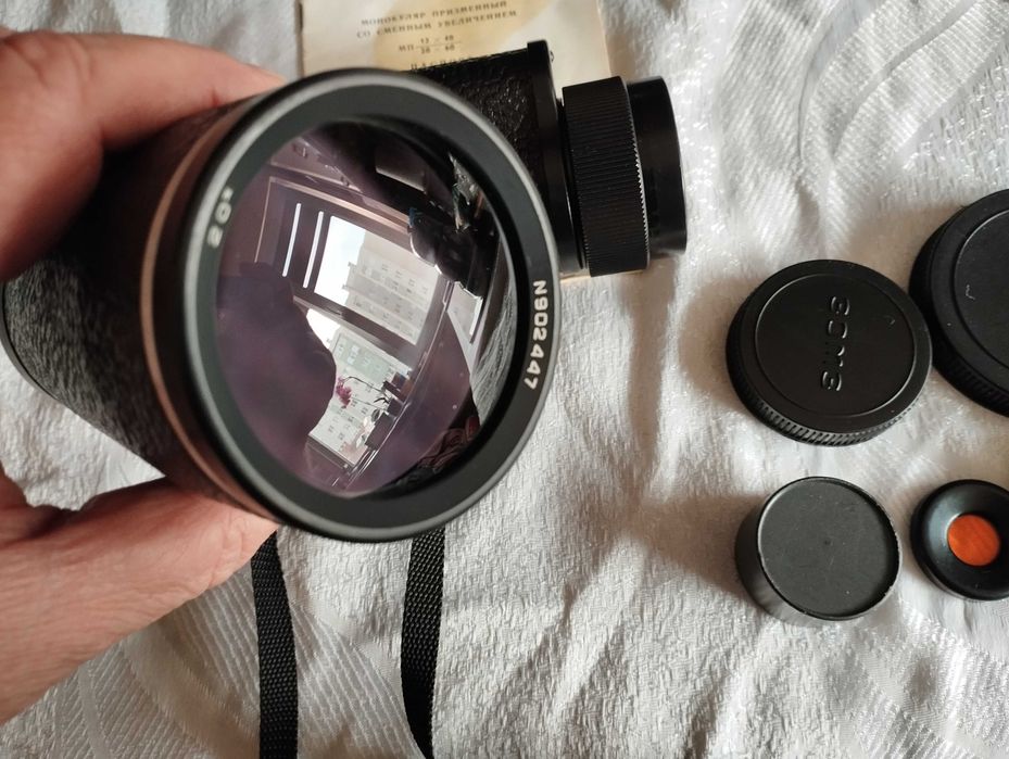 ТОП НОВ Съветски Монокъл-МП 12 х 40+20 Х 60--MADE IN СССР