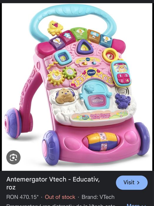 Antemergator Vtech - Educativ, roz premergator