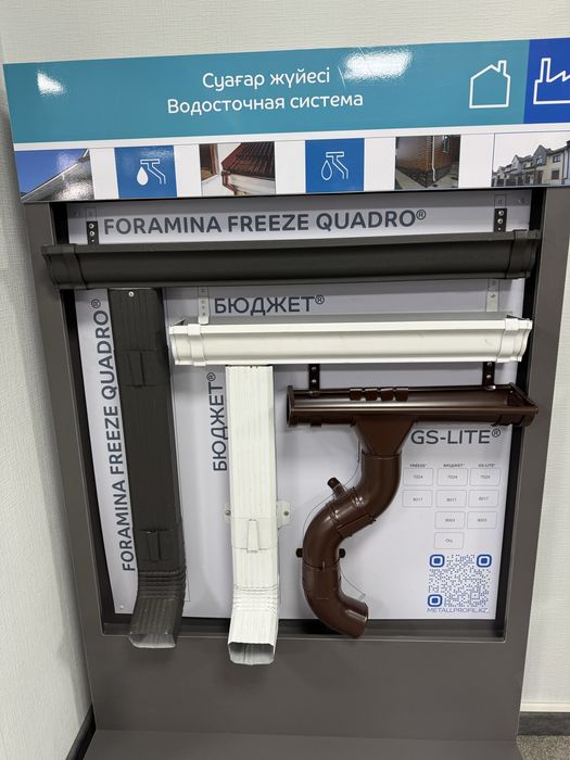 Водостоки снегозадержатили.