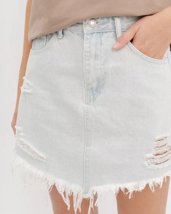 Джинсовые шорты и юбка