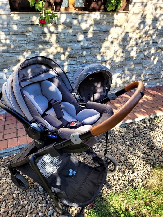 Carucior Near2Me Steeple Grey sistem 3 in 1