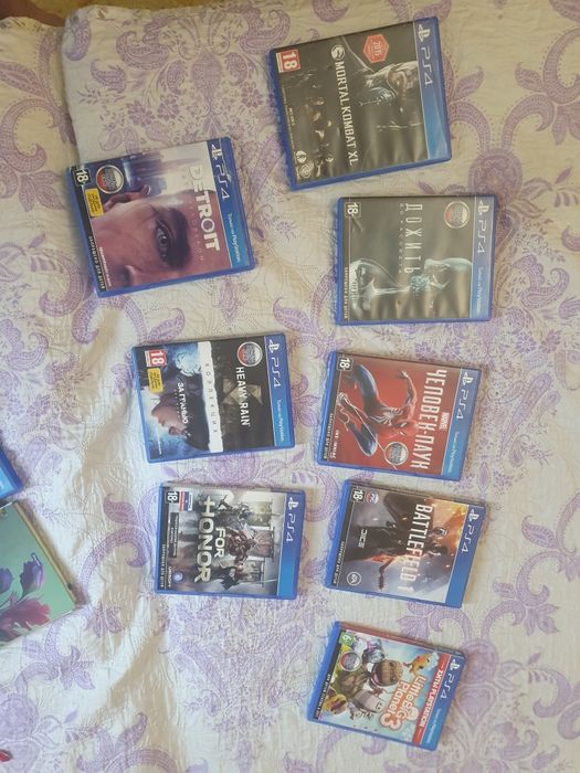 Диски с играми ps4