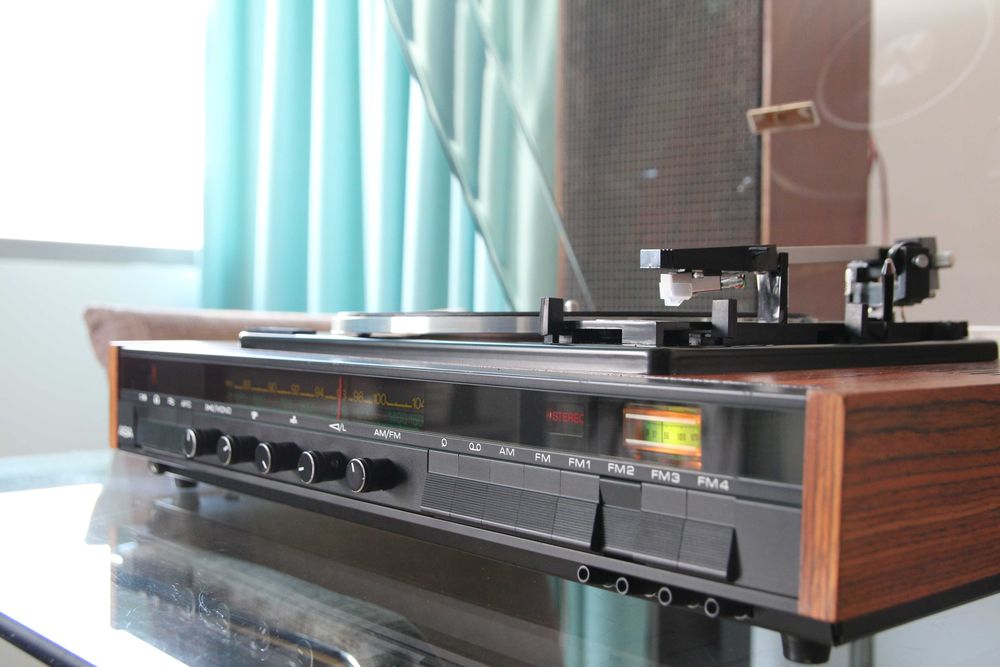 ASA 2200 Q Hi-Fi Stereo Finlanda 1974 cu pick-up englezesc BSR P 128 Professional Series si boxe Isophon HSB 5003 complet revizuit