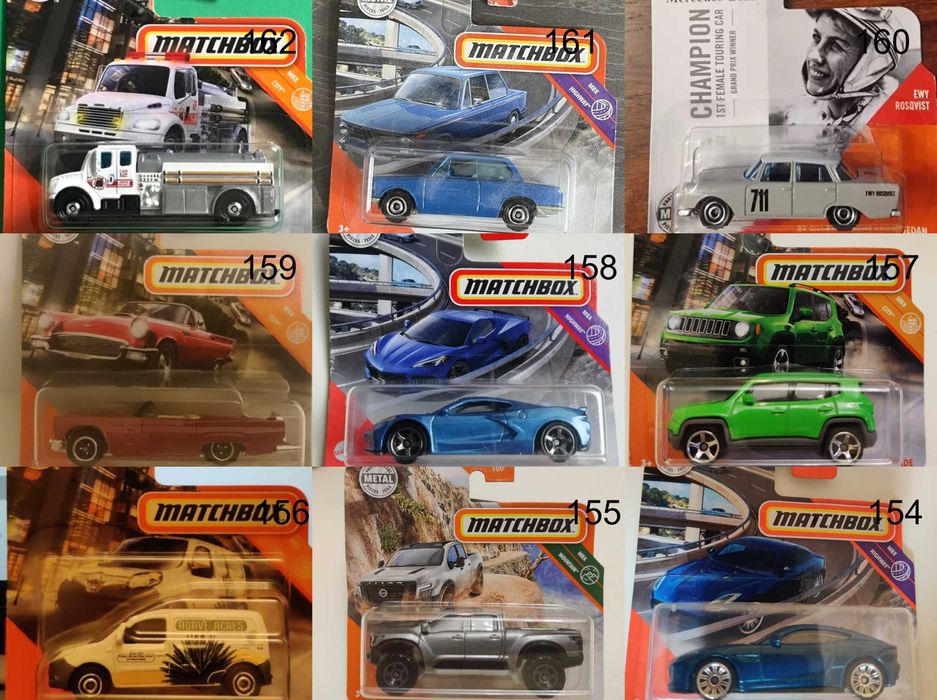 Метални колички Мачбокс Matchbox от различни години в мащаб 1:64 Част2