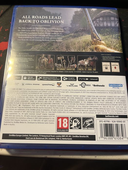 The elder scrolls : Oblivion Remastered