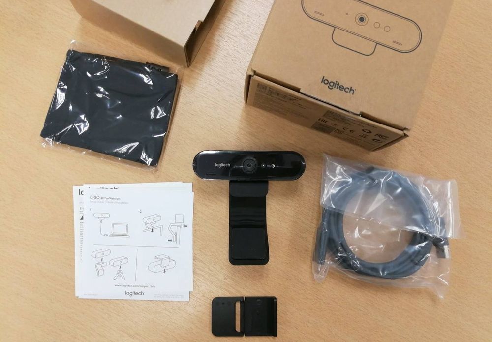 4К веб камера Logitech Brio Ultra HD стримы и видеоконференции