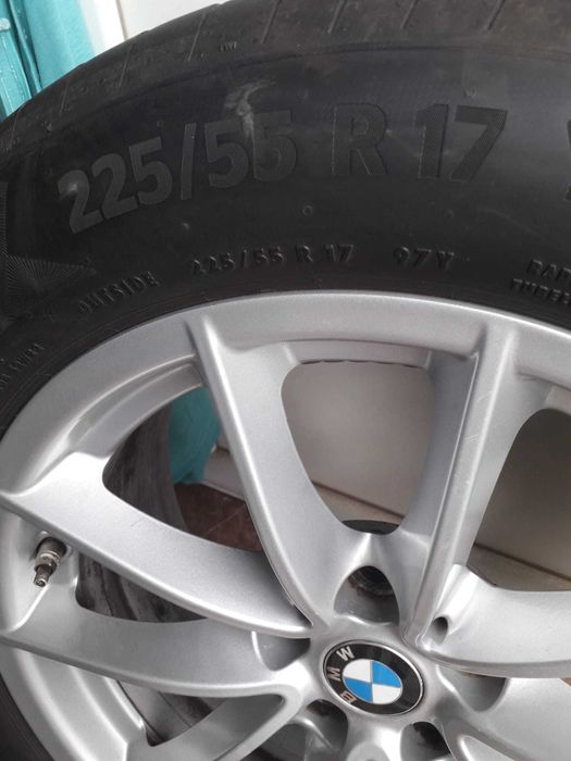 NEGOCIABIL! Continental Set Anvelope Vară+Jante 225/55 R17 Y RUNFLAT