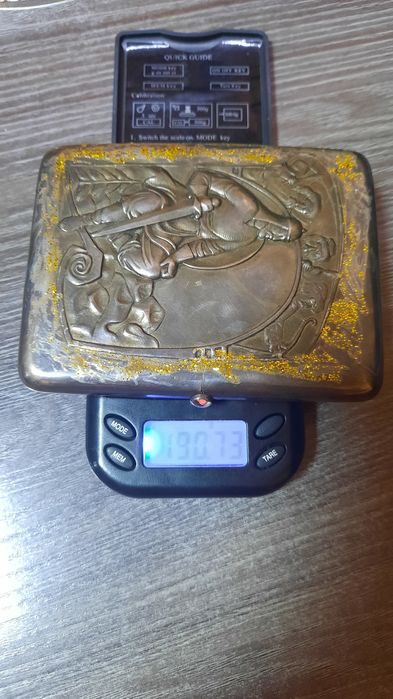 Портсигар серебряный, антиквариат