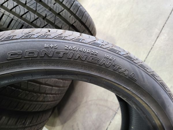 265/40/22 Continental 4бр