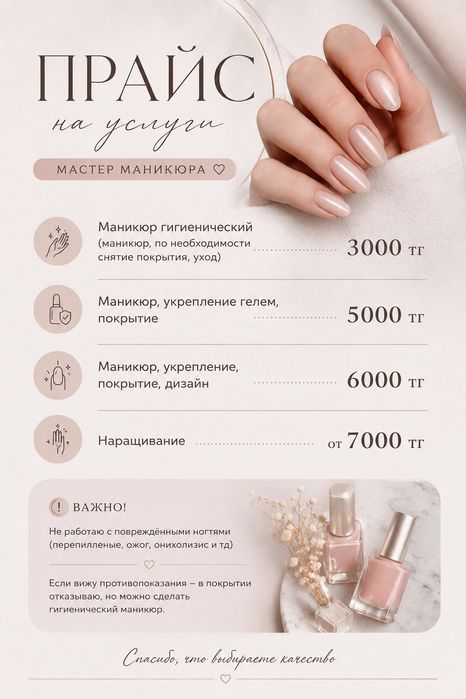 Маникюр, Педикюр