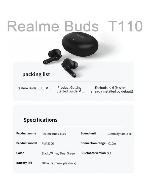 Безжични слушалки Oppo Realme и Meizu