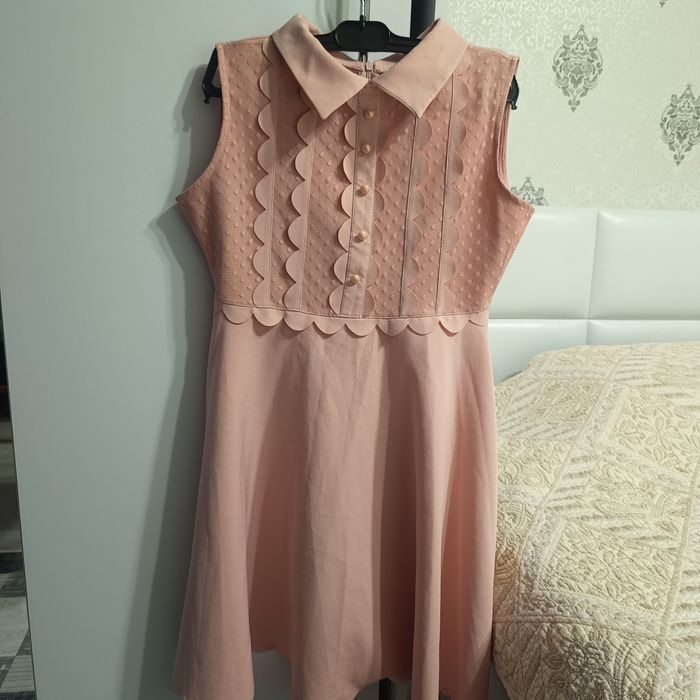 Дамска розова рокля