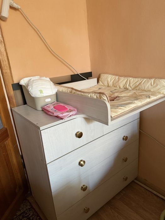 Детский комод с пеленальным столиком