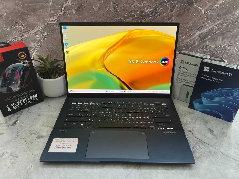 Ноутбук бизнес класса ASUS ZenBook 14 OLED /Core i5-1240P/8GB/512GB