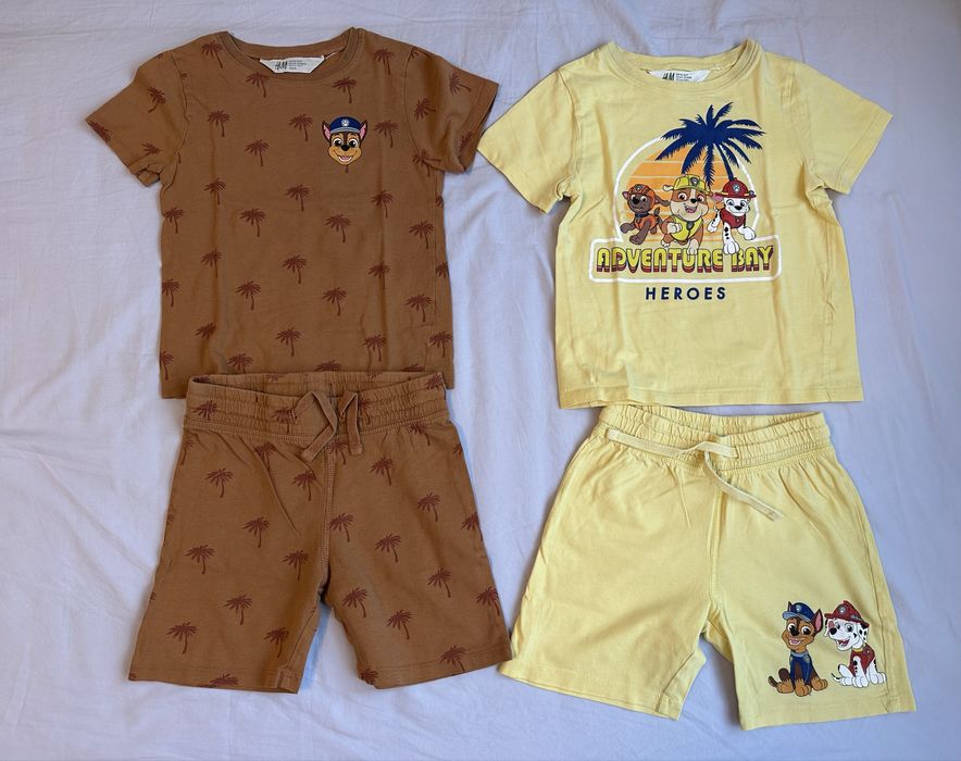Lot 5 pijamale de vara H&M 98/104 cm