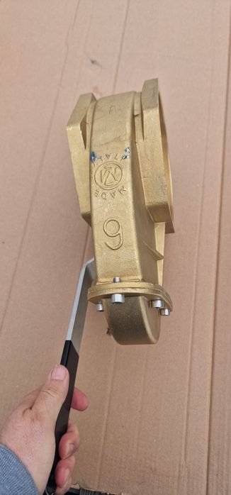 Vana robinet vidanja 6 toli cu filete pe ambele părți import Italia or