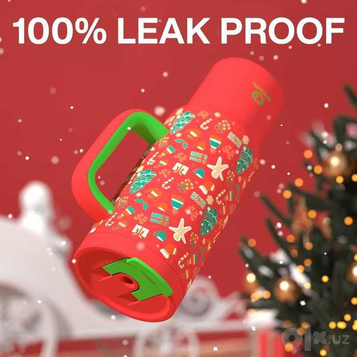 Термостакан ENCOOL Christmas 40 oz, 1,18 л, новый