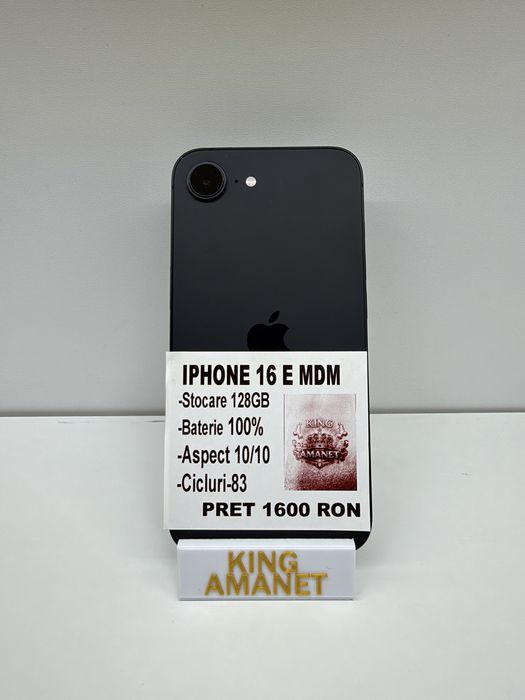 iPhone 16 e 128GB MDM KingAmanet