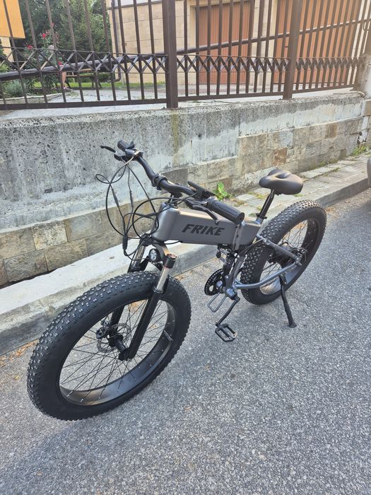 Електрически сгъваем велосипед 1000W, 26х4 фатбайк гуми