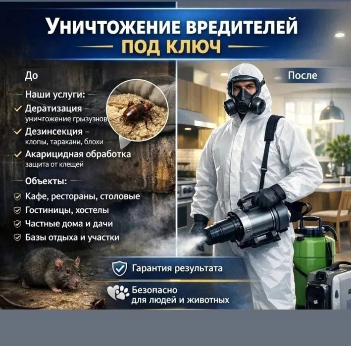 Дезинфекция Павлодар