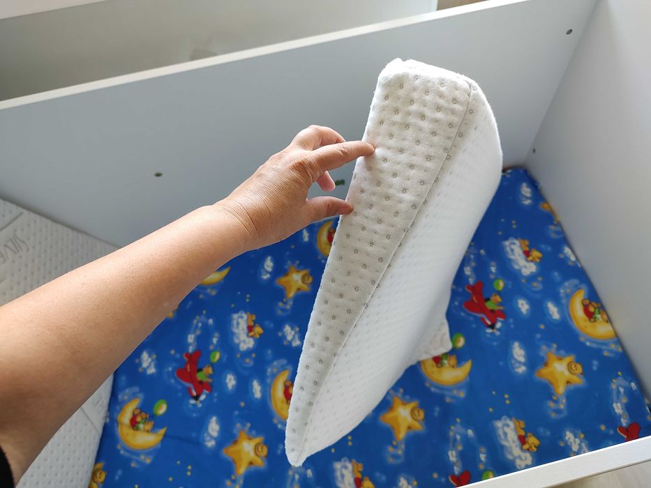 Възглавница рефлукс за бебе за детско легло, клин