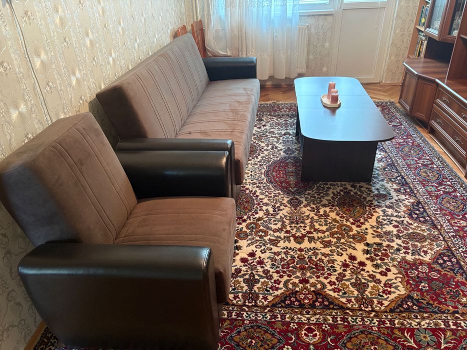 Диван + фотьойл / разтегателни