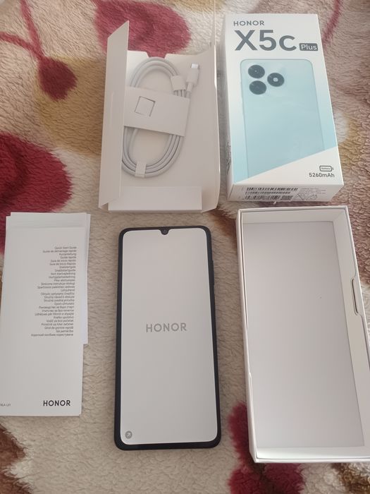 Vand telefon Honor X5C Plus 128GB,4G Midnight Black Dual sim