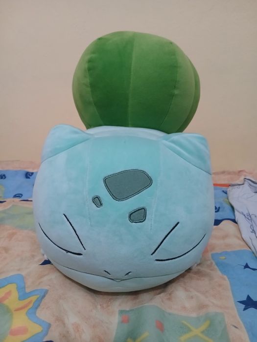 Pokemon ПЛЮШЕН Булбазавър (Bulbasaur) – Два броя, Спящ и Буден