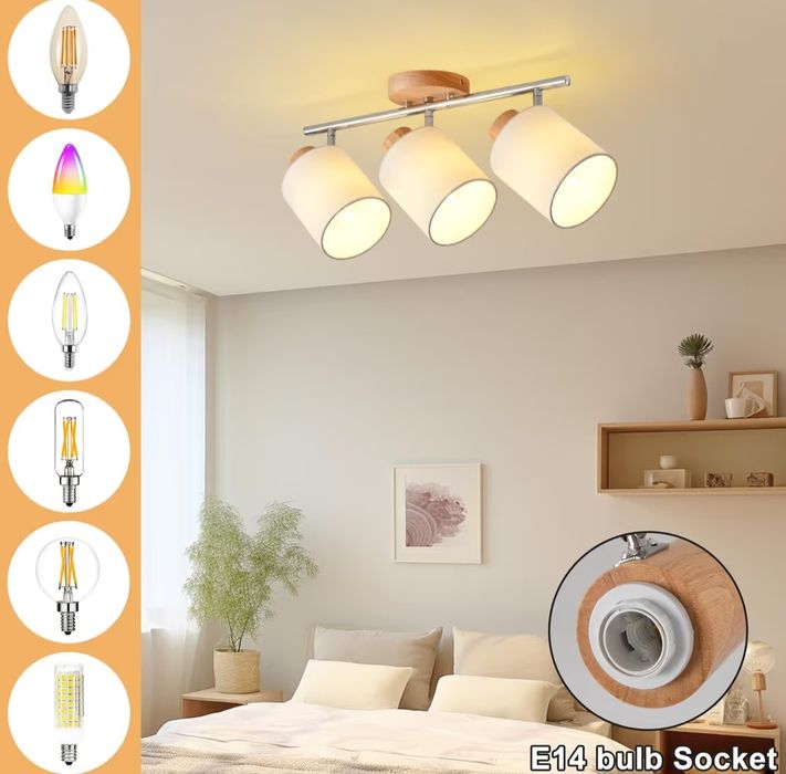 Aplica de tavan cu 3 surse iluminare