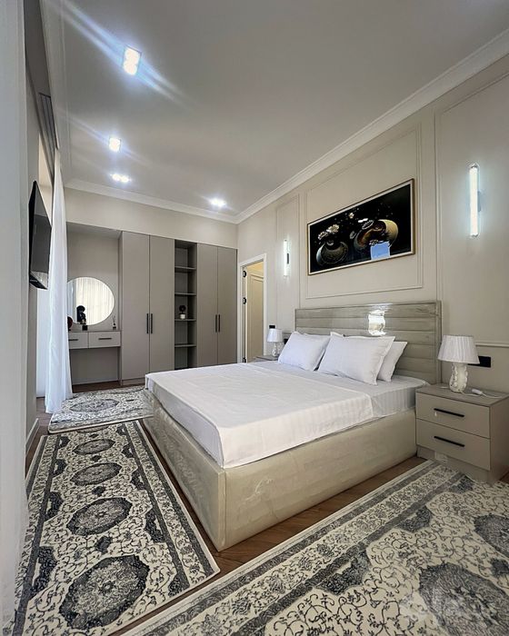Samarqand, Gagarin — 103 m², 3 xonali, mebelli kvartira