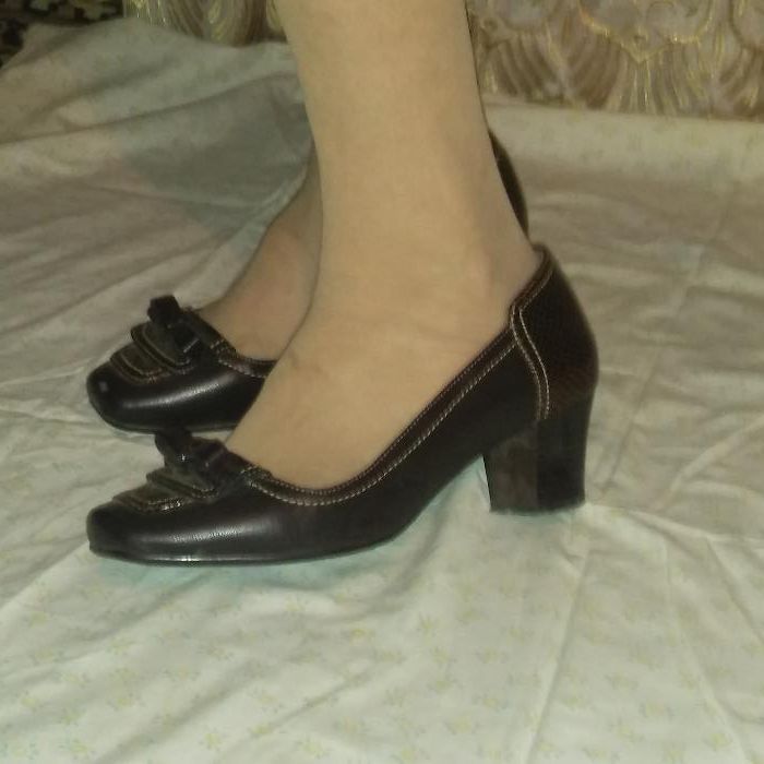 р.35 кожа. нарядные туфли