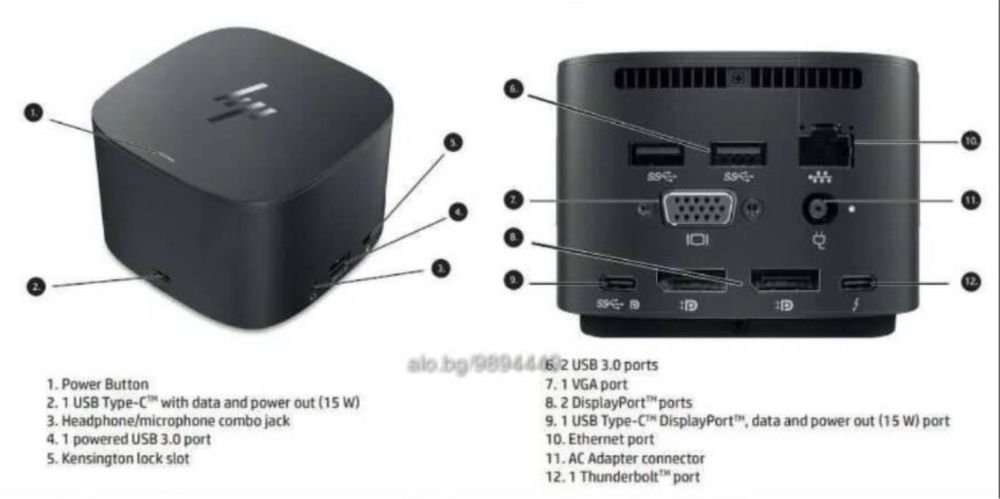 HP Thunderbolt Dock 230W G2