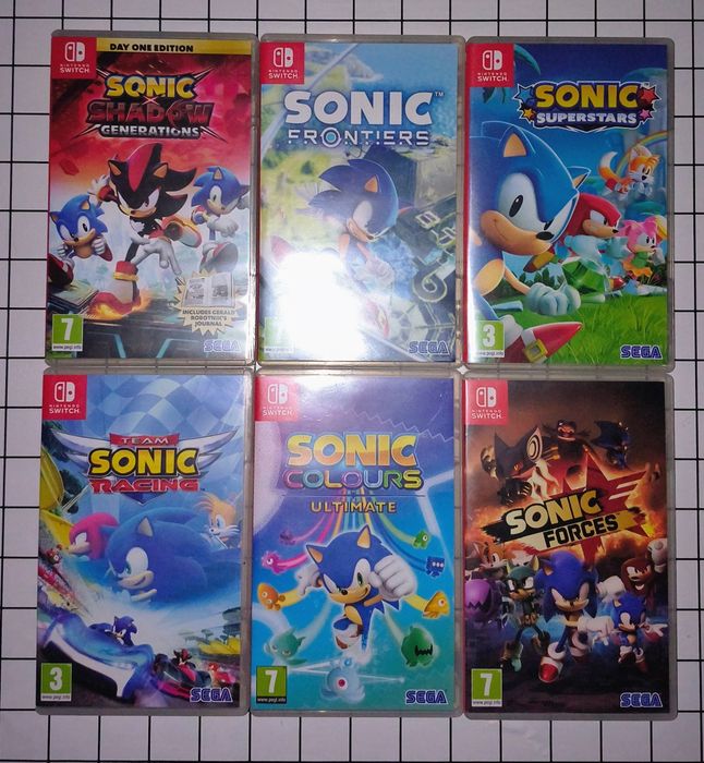 Jocuri Nintendo Switch cu Sonic