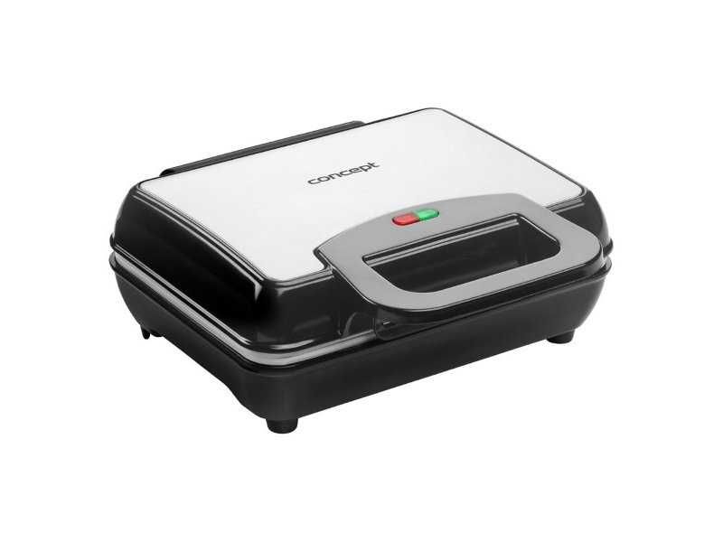 Гофретник с Незалепващи Керамични Плочи Concept VF3040, 1000W