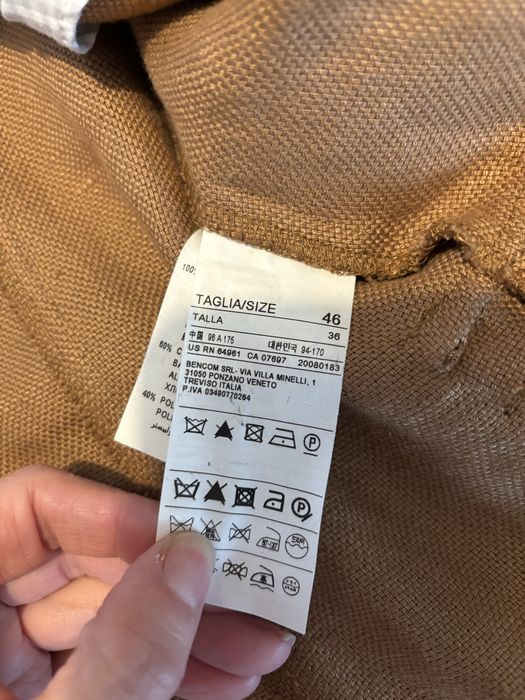 Две ленени сака и две ленени ризи M&S, Benetton,