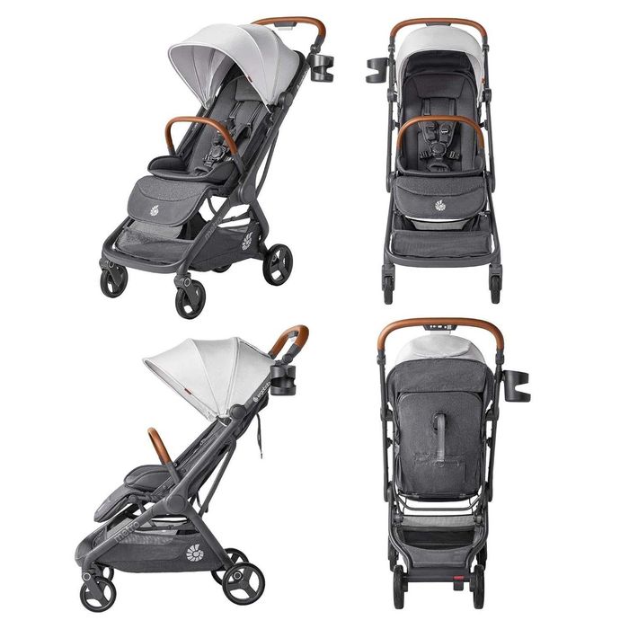 Ergobaby Metro3 Deluxe, Pearl Grey, бебешка/детска лятна количка, сив цвят, нова + аксесоари