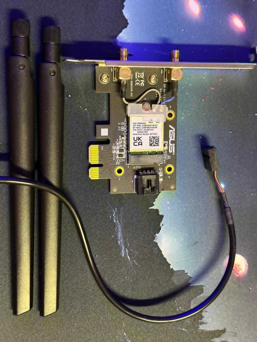 Placa de retea ASUS PCE-AX1800, Wi-Fi 6, PCIe, Bluetooth 5.2